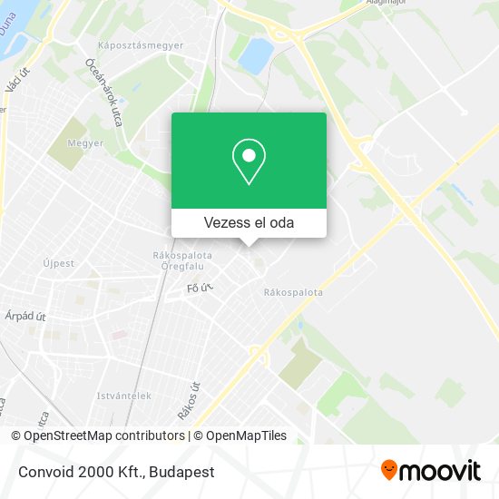 Convoid 2000 Kft. térkép