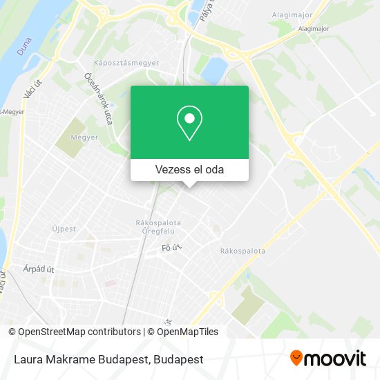 Laura Makrame Budapest térkép