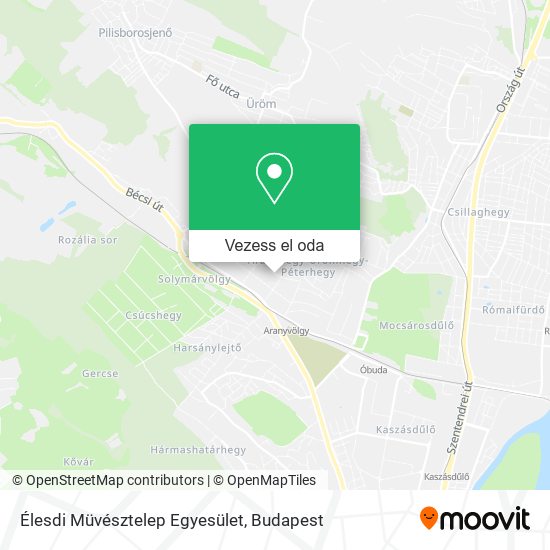 Élesdi Müvésztelep Egyesület térkép