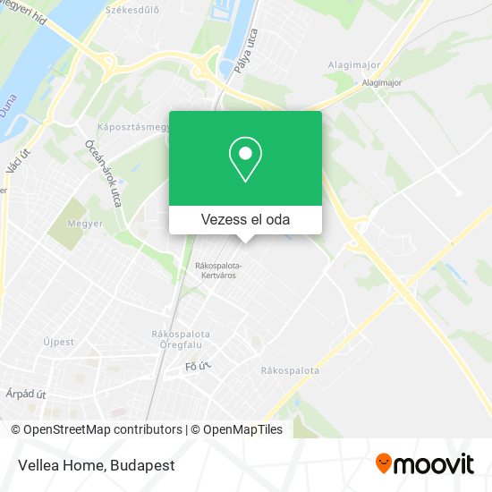 Vellea Home térkép