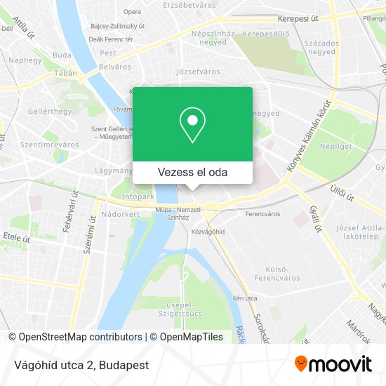 Vágóhíd utca 2 térkép