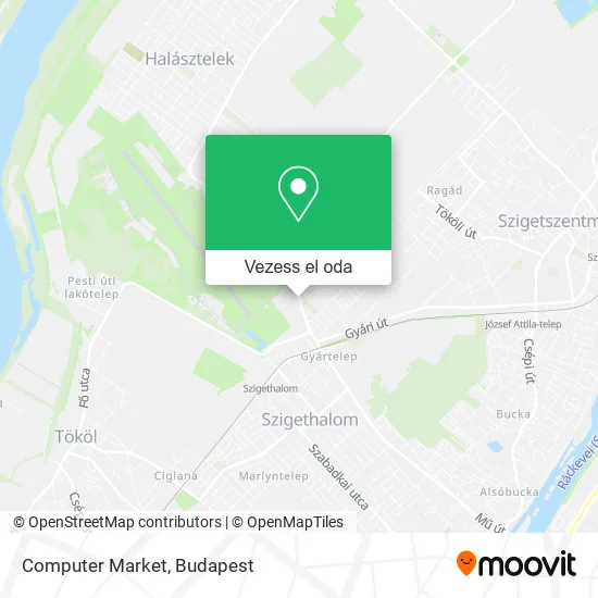 Computer Market térkép
