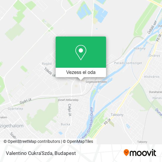 Valentino Cukra'Szda térkép