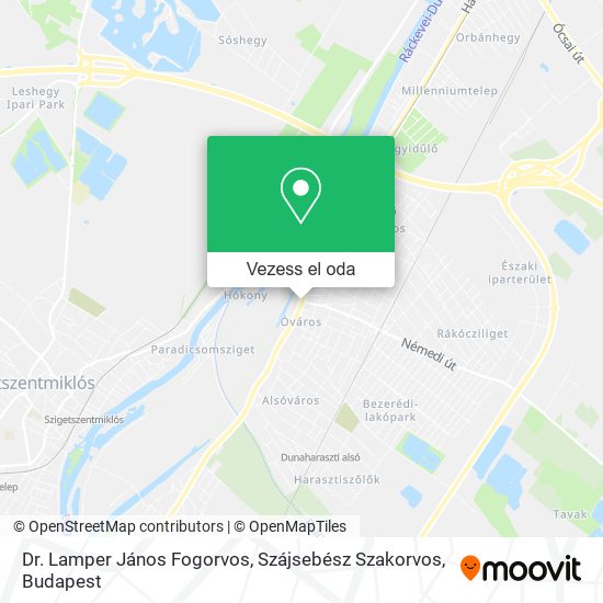 Dr. Lamper János Fogorvos, Szájsebész Szakorvos térkép