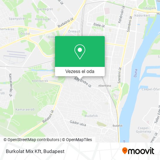 Burkolat Mix Kft térkép