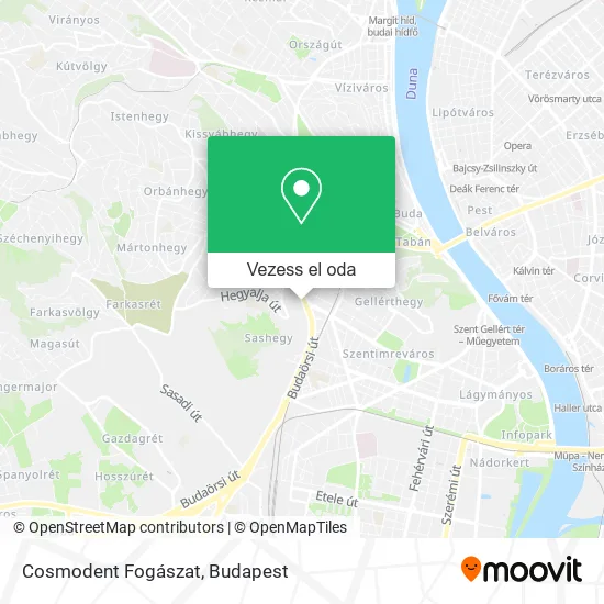 Cosmodent Fogászat térkép