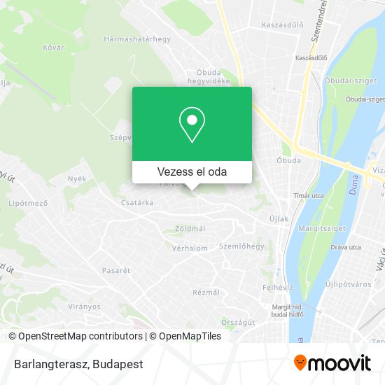 Barlangterasz térkép