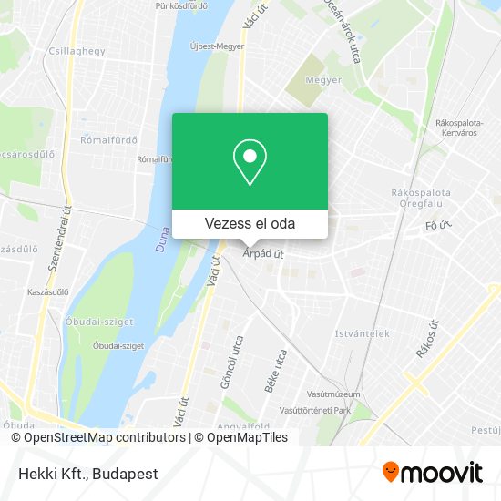 Hekki Kft. térkép