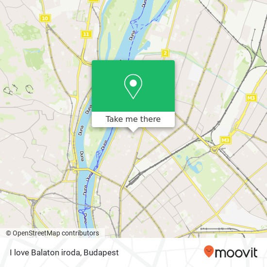 I love Balaton iroda térkép