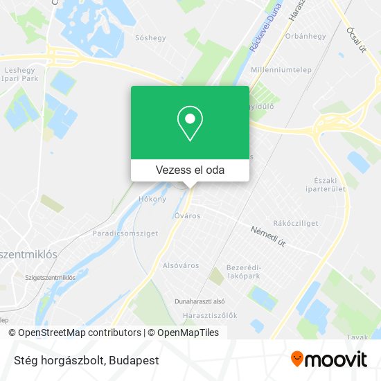 Stég horgászbolt térkép