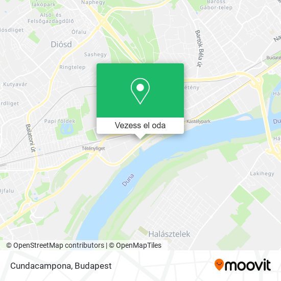 Cundacampona térkép