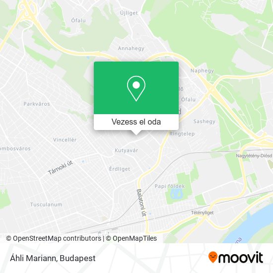 Áhli Mariann térkép