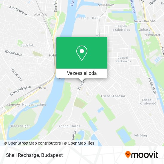 Shell Recharge térkép