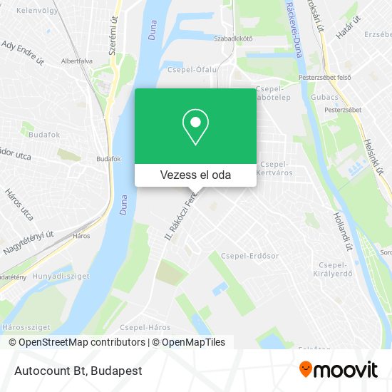 Autocount Bt térkép