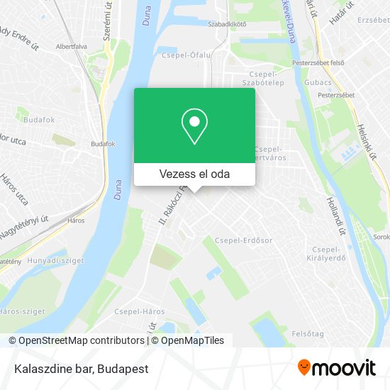 Kalaszdine bar térkép