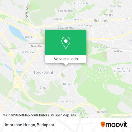 Impresso Hunga térkép