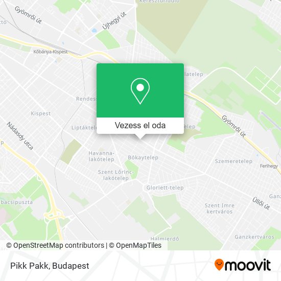 Pikk Pakk térkép