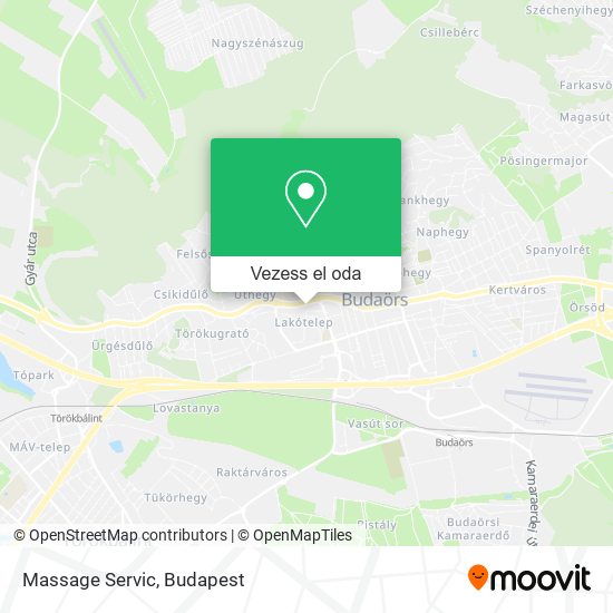Massage Servic térkép