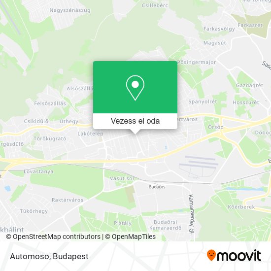Automoso térkép