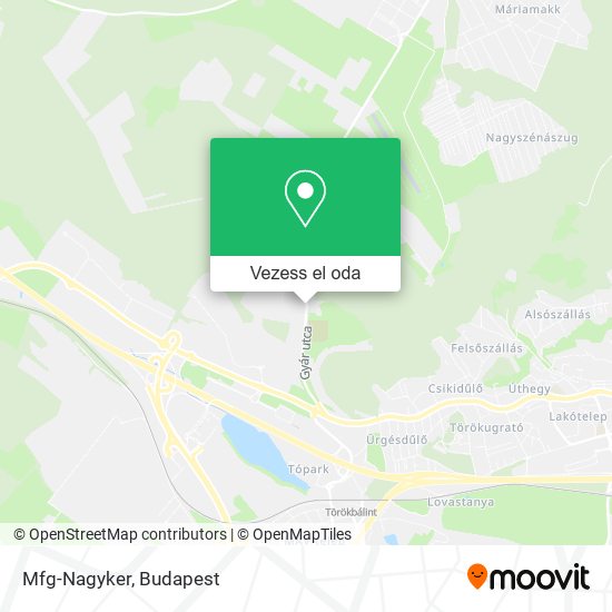 Mfg-Nagyker térkép