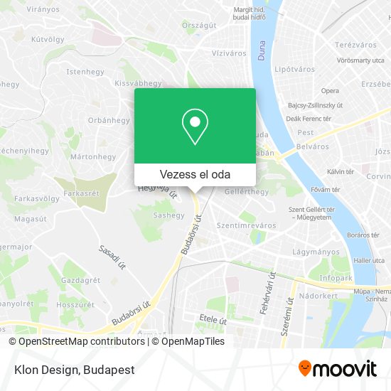 Klon Design térkép