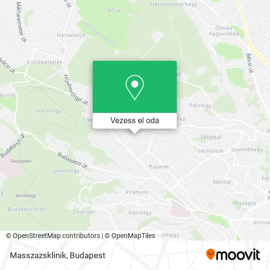 Masszazsklinik térkép