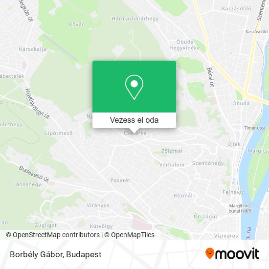 Borbély Gábor térkép