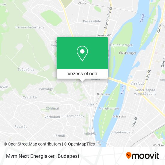 Mvm Next Energiaker. térkép