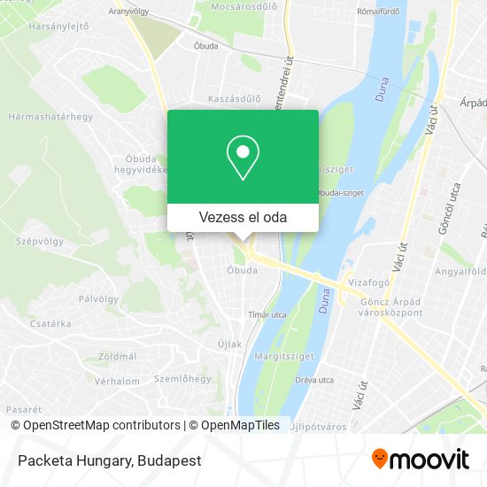 Packeta Hungary térkép
