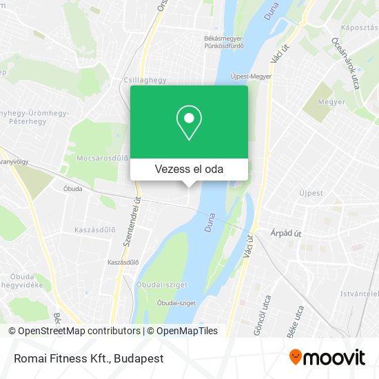 Romai Fitness Kft. térkép