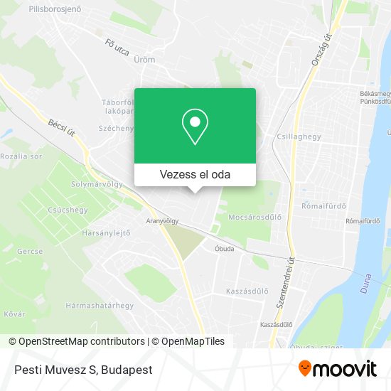 Pesti Muvesz S térkép