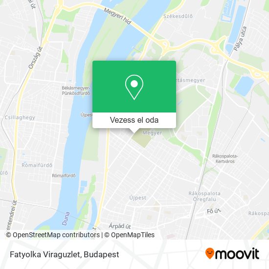 Fatyolka Viraguzlet térkép