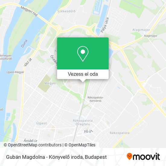 Gubán Magdolna - Könyvelő iroda térkép