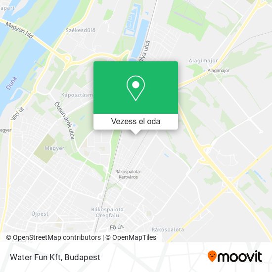 Water Fun Kft térkép