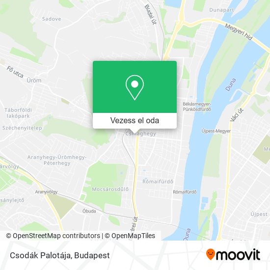 Csodák Palotája térkép
