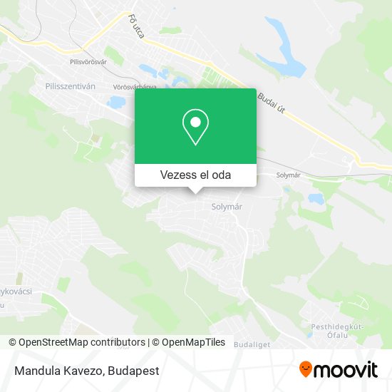 Mandula Kavezo térkép