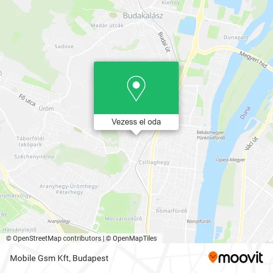 Mobile Gsm Kft térkép