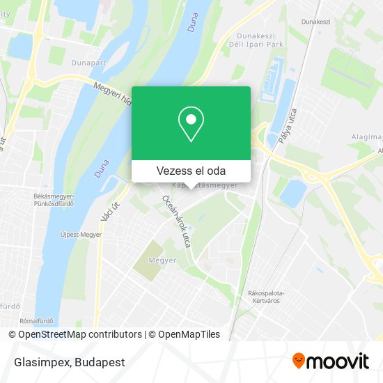Glasimpex térkép