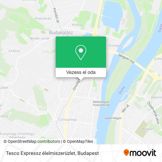 Tesco Expressz élelmiszerüzlet térkép