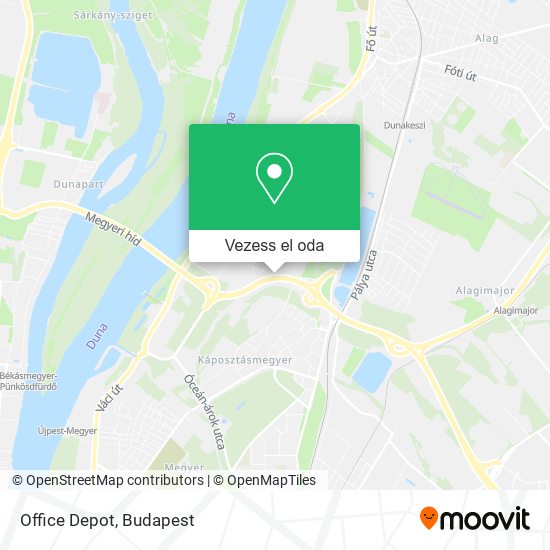 Office Depot térkép