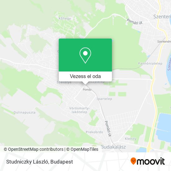 Studniczky László térkép