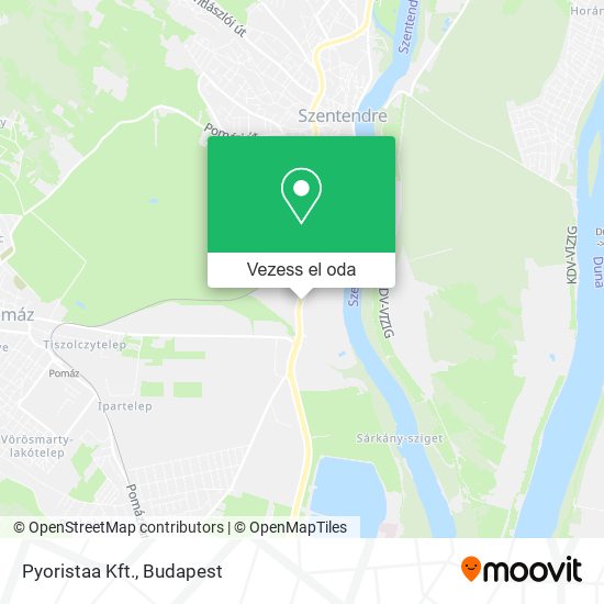 Pyoristaa Kft. térkép