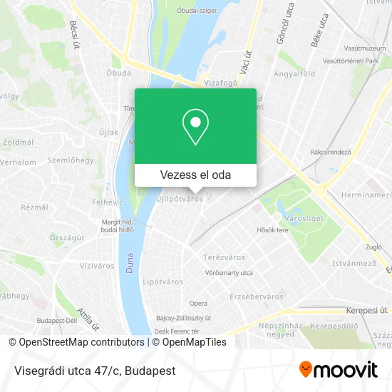 Visegrádi utca 47/c térkép