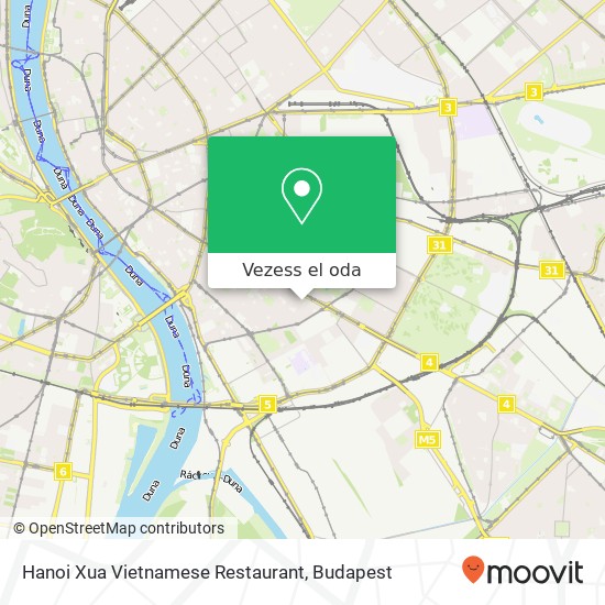 Hanoi Xua Vietnamese Restaurant térkép