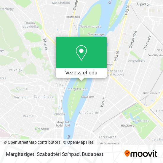Margitszigeti Szabadtéri Színpad térkép