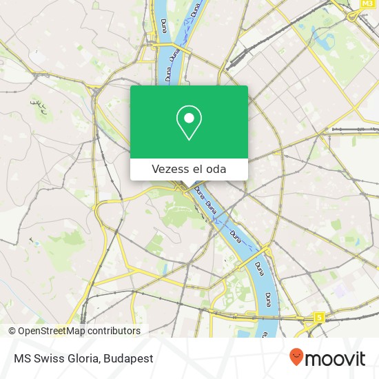 MS Swiss Gloria térkép