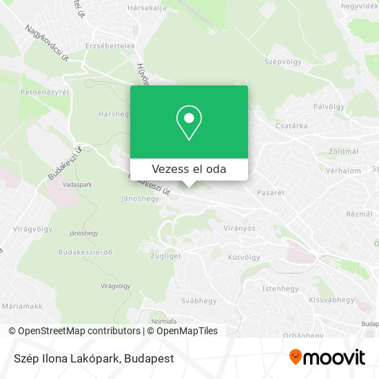 Szép Ilona Lakópark térkép