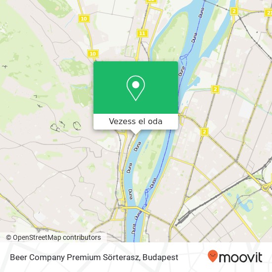 Beer Company Premium Sörterasz térkép