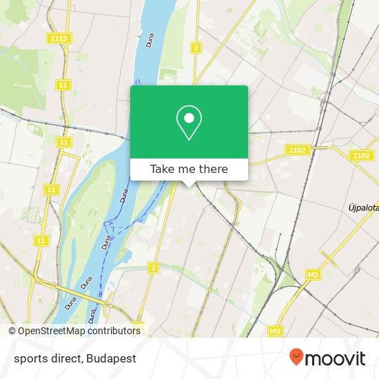 sports direct térkép