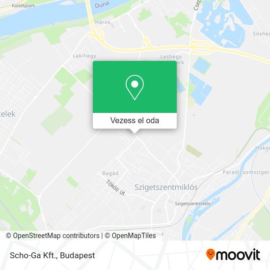 Scho-Ga Kft. térkép